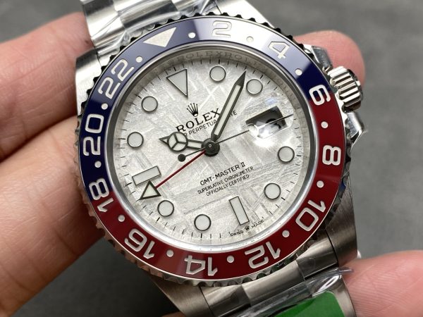 C+ Rolex GMT-Master Coke Bezel Meteorite Dial GMT, upgraded with 3285 integrated movement and 72-hour power reserve. - Image 2