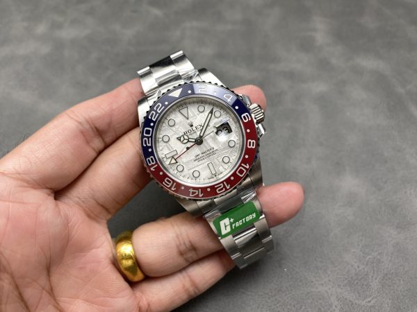 C+ Rolex GMT-Master Coke Bezel Meteorite Dial GMT, upgraded with 3285 integrated movement and 72-hour power reserve. - Image 5