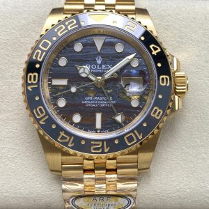 ARF Rolex Greenwich GMT, with seamless transition of the bezel, equipped with the 3285 integrated movement, and excellent craftsmanship! New precious metal steel stamp buckle!