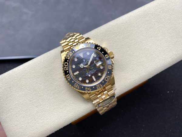 ARF Rolex Greenwich GMT, with seamless transition of the bezel, equipped with the 3285 integrated movement, and excellent craftsmanship! New precious metal steel stamp buckle! - Image 5