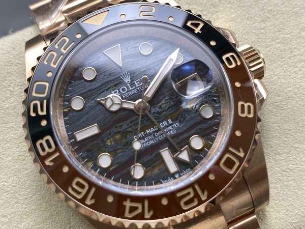 ARF Rolex Greenwich GMT, with seamless transition of the bezel, equipped with the 3285 integrated movement, and excellent craftsmanship! New precious metal steel stamp buckle! - Image 2