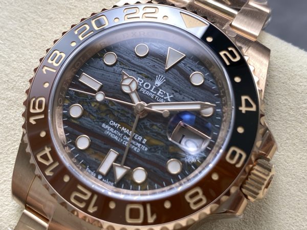 ARF Rolex Greenwich GMT, with seamless transition of the bezel, equipped with the 3285 integrated movement, and excellent craftsmanship! New precious metal steel stamp buckle! - Image 4