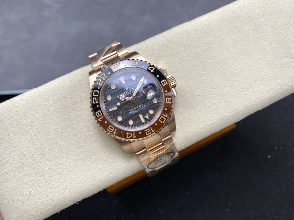 ARF Rolex Greenwich GMT, with seamless transition of the bezel, equipped with the 3285 integrated movement, and excellent craftsmanship! New precious metal steel stamp buckle! - Image 7