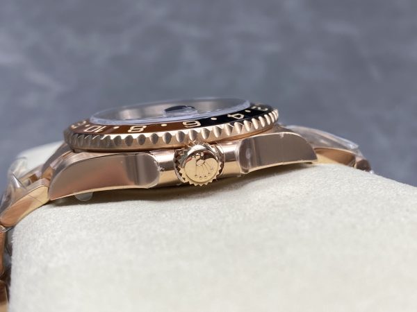 ARF Rolex Greenwich GMT, with seamless transition of the bezel, equipped with the 3285 integrated movement, and excellent craftsmanship! New precious metal steel stamp buckle! - Image 9