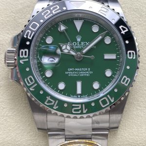 ARF Rolex Greenwich GMT, with seamless transition of the bezel, equipped with the 3285 integrated movement, and excellent craftsmanship! New precious metal steel stamp buckle!
