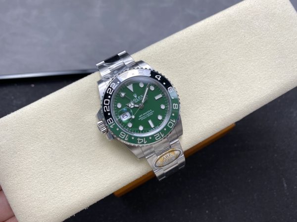 ARF Rolex Greenwich GMT, with seamless transition of the bezel, equipped with the 3285 integrated movement, and excellent craftsmanship! New precious metal steel stamp buckle! - Image 5