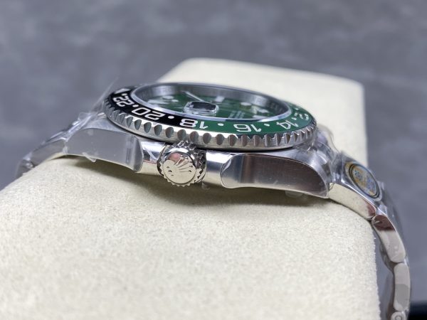 ARF Rolex Greenwich GMT, with seamless transition of the bezel, equipped with the 3285 integrated movement, and excellent craftsmanship! New precious metal steel stamp buckle! - Image 6