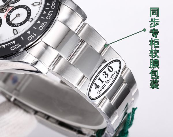 Clean/C Factory ROLEX Daytona Series 7750 Integrated Movement Watch - Image 5