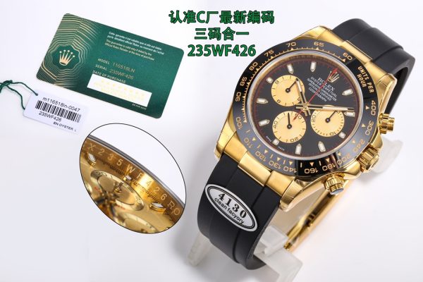 Clean/C Factory ROLEX Daytona Series 7750 Integrated Movement Watch - Image 6