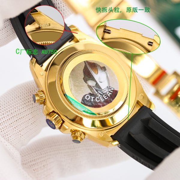 Clean/C Factory ROLEX Daytona Series 7750 Integrated Movement Watch - Image 10