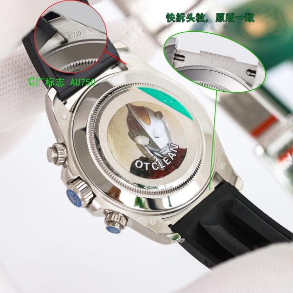 Clean/C Factory ROLEX Daytona Series 7750 Integrated Movement Watch - Image 10