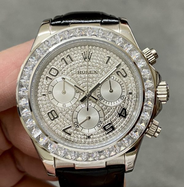 TW Rolex Sky-Dweller Full Diamond Daytona with 7750 Movement