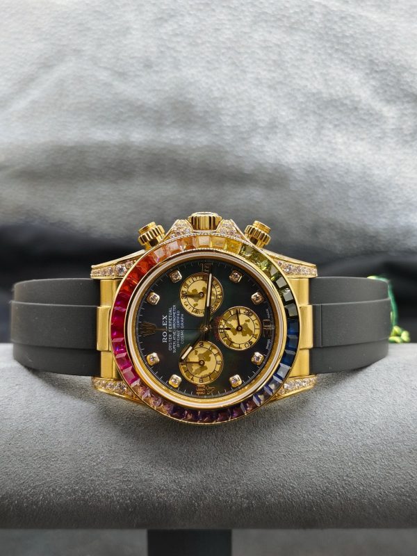 OM ROLEX Soaring to the Pinnacle of the Rainbow --- Rolex Rainbow Bezel Daytona - Image 5