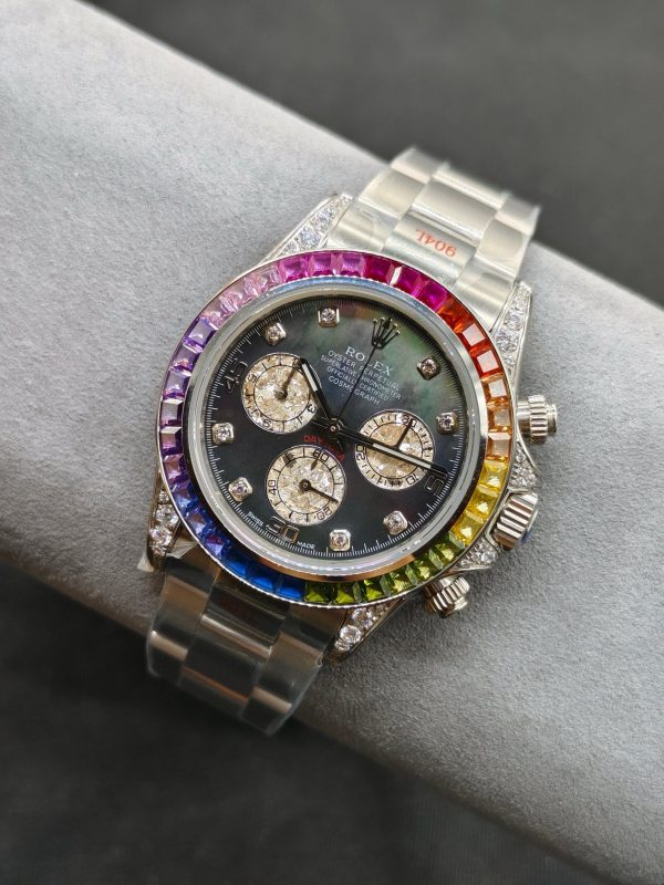 OM ROLEX Soaring to the Pinnacle of the Rainbow --- Rolex Rainbow Bezel Daytona - Image 4