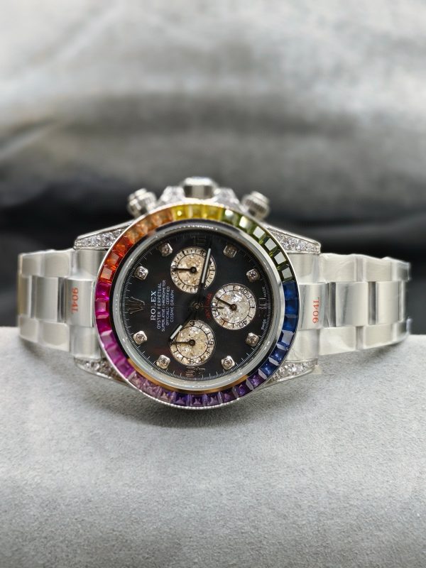 OM ROLEX Soaring to the Pinnacle of the Rainbow --- Rolex Rainbow Bezel Daytona - Image 5