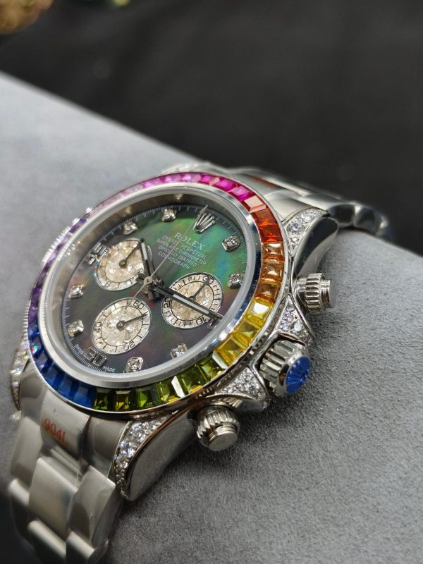 OM ROLEX Soaring to the Pinnacle of the Rainbow --- Rolex Rainbow Bezel Daytona - Image 7