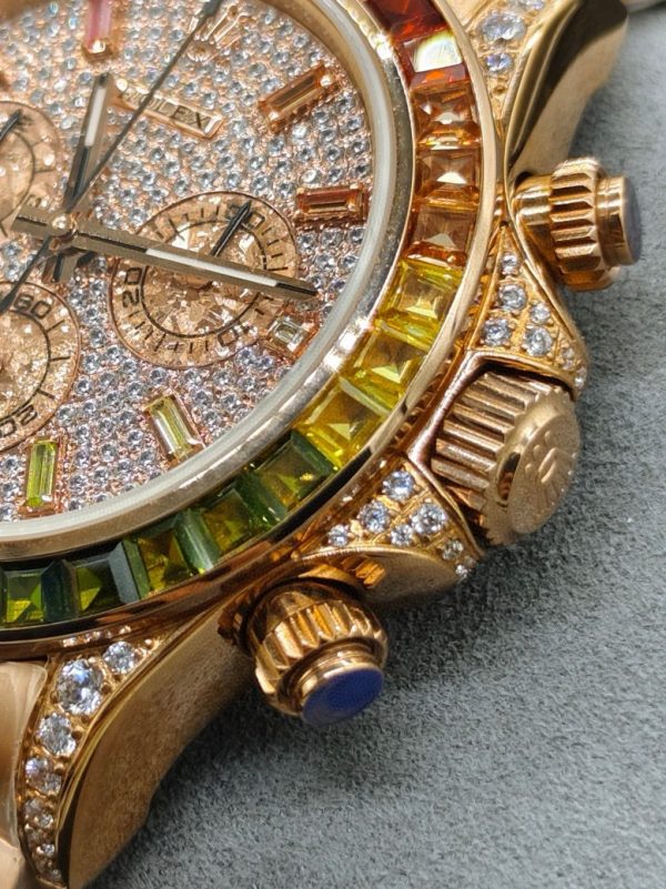 OMROLEX Soaring to the Pinnacle of the Rainbow --- Rolex Rainbow Bezel Daytona - Image 8