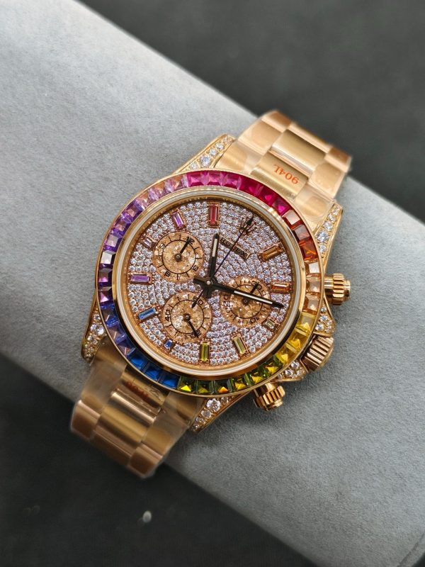 OMROLEX Soaring to the Pinnacle of the Rainbow --- Rolex Rainbow Bezel Daytona - Image 6