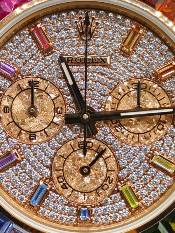 OMROLEX Soaring to the Pinnacle of the Rainbow --- Rolex Rainbow Bezel Daytona - Image 7