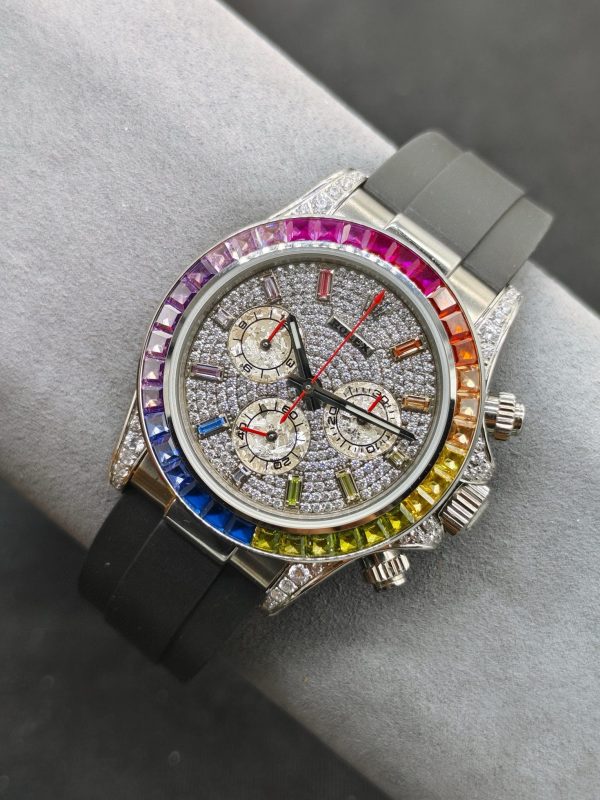 OM ROLEX Soaring to the Pinnacle of the Rainbow --- Rolex Rainbow Bezel Daytona - Image 2