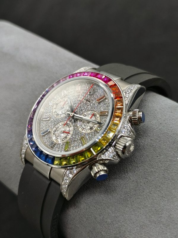 OM ROLEX Soaring to the Pinnacle of the Rainbow --- Rolex Rainbow Bezel Daytona - Image 5