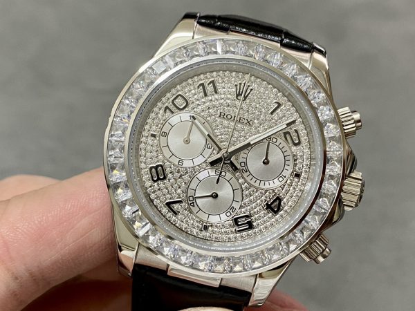 TW Rolex Sky-Dweller Full Diamond Daytona with 7750 Movement - Image 3